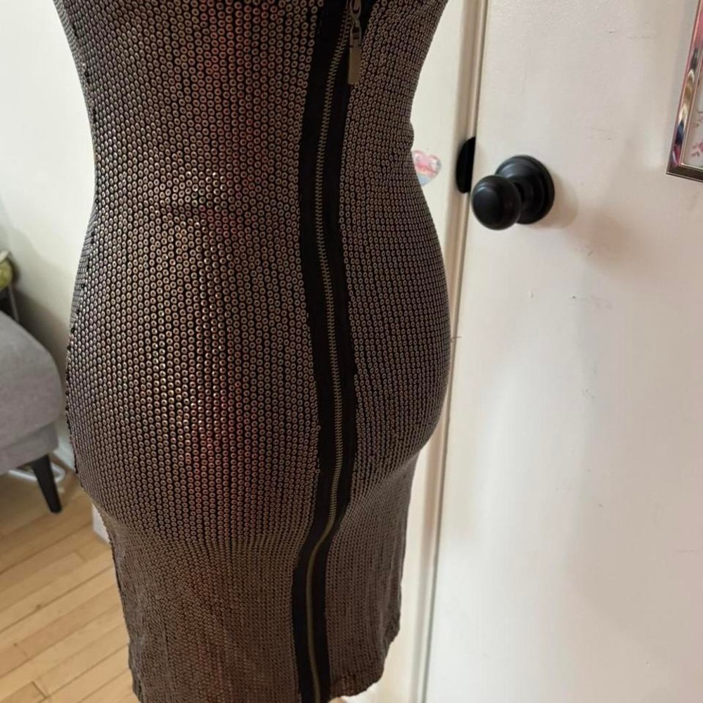 Y2K‎ Bebe Sequinned Strapless Mini Dress - Picture 5 of 8